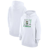 Boston Celtics G-III 4Her by Carl Banks Women's Team Collage Graphic Fleece Pullover Hoodie - White outlet