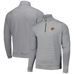 Baltimore Orioles Peter Millar Perth Sugar Stripe Performance Quarter-Zip Top - Black