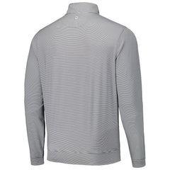 San Diego Padres Peter Millar Perth Sugar Stripe Performance Quarter-Zip Top - Black