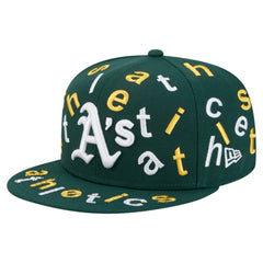 Oakland Athletics Team Confetti 59FIFTY Fitted Hat - Green | New Era