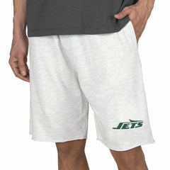 New York Jets Concepts Sport Mainstream Tri-Blend Terry Shorts - Oatmeal discount