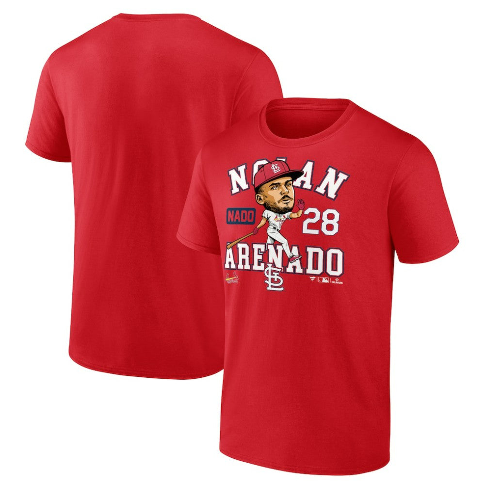 Nolan Arenado St. Louis Cardinals Hometown Caricature T-Shirt - Red