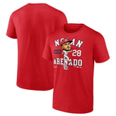 Nolan Arenado St. Louis Cardinals Hometown Caricature T-Shirt - Red