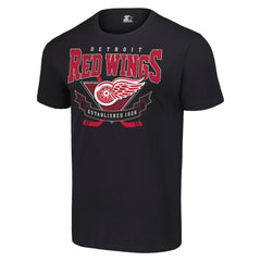 Detroit Red Wings Starter Team Logo Graphic T-Shirt Black
