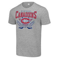 Montreal Canadiens Starter Team Logo Graphic T-Shirt Heather Gray