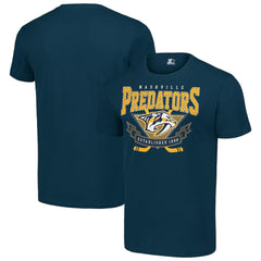 Nashville Predators Starter Team Logo Graphic T-Shirt Navy