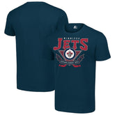Winnipeg Jets Starter Team Logo Graphic T-Shirt Navy