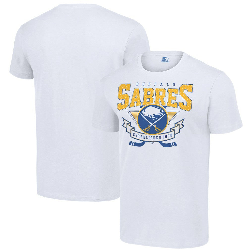 Buffalo Sabres Starter Team Logo Graphic T-Shirt White