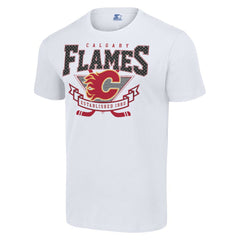 Calgary Flames Starter Team Logo Graphic T-Shirt White