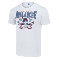 Colorado Avalanche Starter Team Logo Graphic T-Shirt White