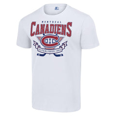 Montreal Canadiens Starter Team Logo Graphic T-Shirt White