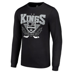 Los Angeles Kings Starter Team Logo Graphic Long Sleeve T-Shirt Black