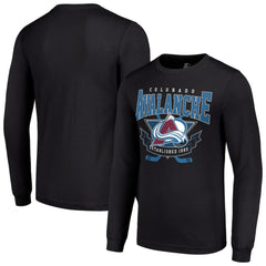 Colorado Avalanche Starter Team Logo Graphic Long Sleeve T-Shirt Black
