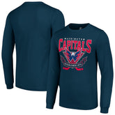 Washington Capitals Starter Team Logo Graphic Long Sleeve T-Shirt Navy