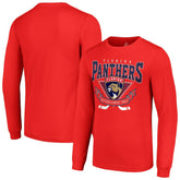 Florida Panthers Starter Team Logo Graphic Long Sleeve T-Shirt Red