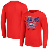 Montreal Canadiens Starter Team Logo Graphic Long Sleeve T-Shirt Red