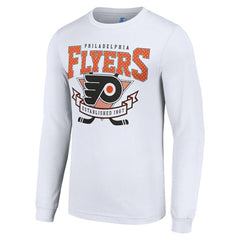 Philadelphia Flyers Starter Team Logo Graphic Long Sleeve T-Shirt White