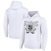 Los Angeles Kings Starter Team Logo Graphic Fleece Tri-Blend Pullover Hoodie White