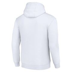Detroit Red Wings Starter Team Logo Graphic Fleece Tri-Blend Pullover Hoodie White
