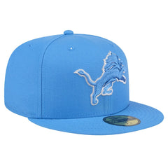Detroit Lions New Era Omaha 59FIFTY Fitted Hat - Blue for sale