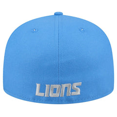 Detroit Lions New Era Omaha 59FIFTY Fitted Hat - Blue for sale