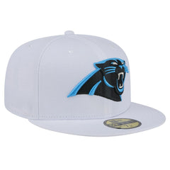 Carolina Panthers New Era Omaha 59FIFTY Fitted Hat - White for sale