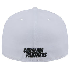 Carolina Panthers New Era Omaha 59FIFTY Fitted Hat - White for sale