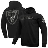 Las Vegas Raiders Pro Standard Classic Chenille Pullover Hoodie - Black cheap
