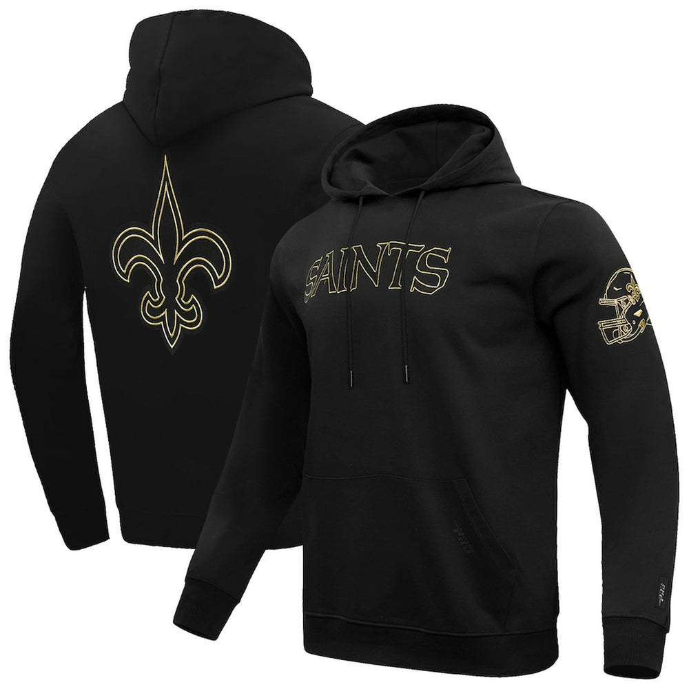 New Orleans Saints Pro Standard Classic Chenille Pullover Hoodie - Black online