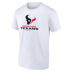 Houston Texans Team Lockup T-Shirt - White for sale