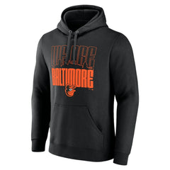 Baltimore Orioles We Are Baltimore Pullover Hoodie - Black