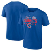 Chicago Cubs Let's Go Cubbies T-Shirt - Royal
