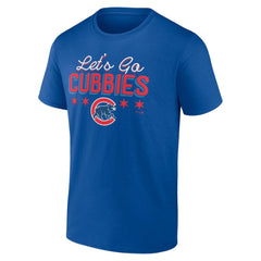 Chicago Cubs Let's Go Cubbies T-Shirt - Royal