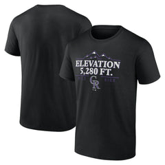 Colorado Rockies Elevation T-Shirt - Black