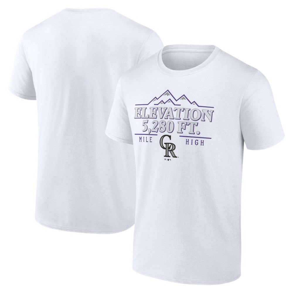 Colorado Rockies Elevation T-Shirt - White