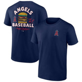 Los Angeles Angels Big A Burger T-Shirt - Navy