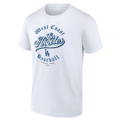 Los Angeles Dodgers West Coast Baseball T-Shirt - White
