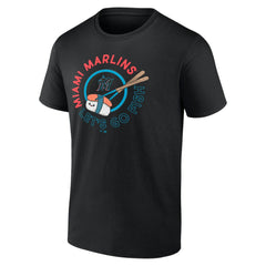 Miami Marlins Let's Go Fish T-Shirt - Black