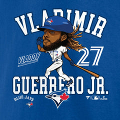Vladimir Guerrero Jr. Toronto Blue Jays Caricature T-Shirt - Royal