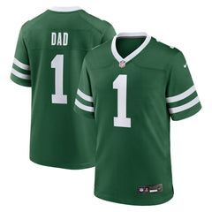 New York Jets #1 Dad Game Jersey - Legacy Green | Nike cheap