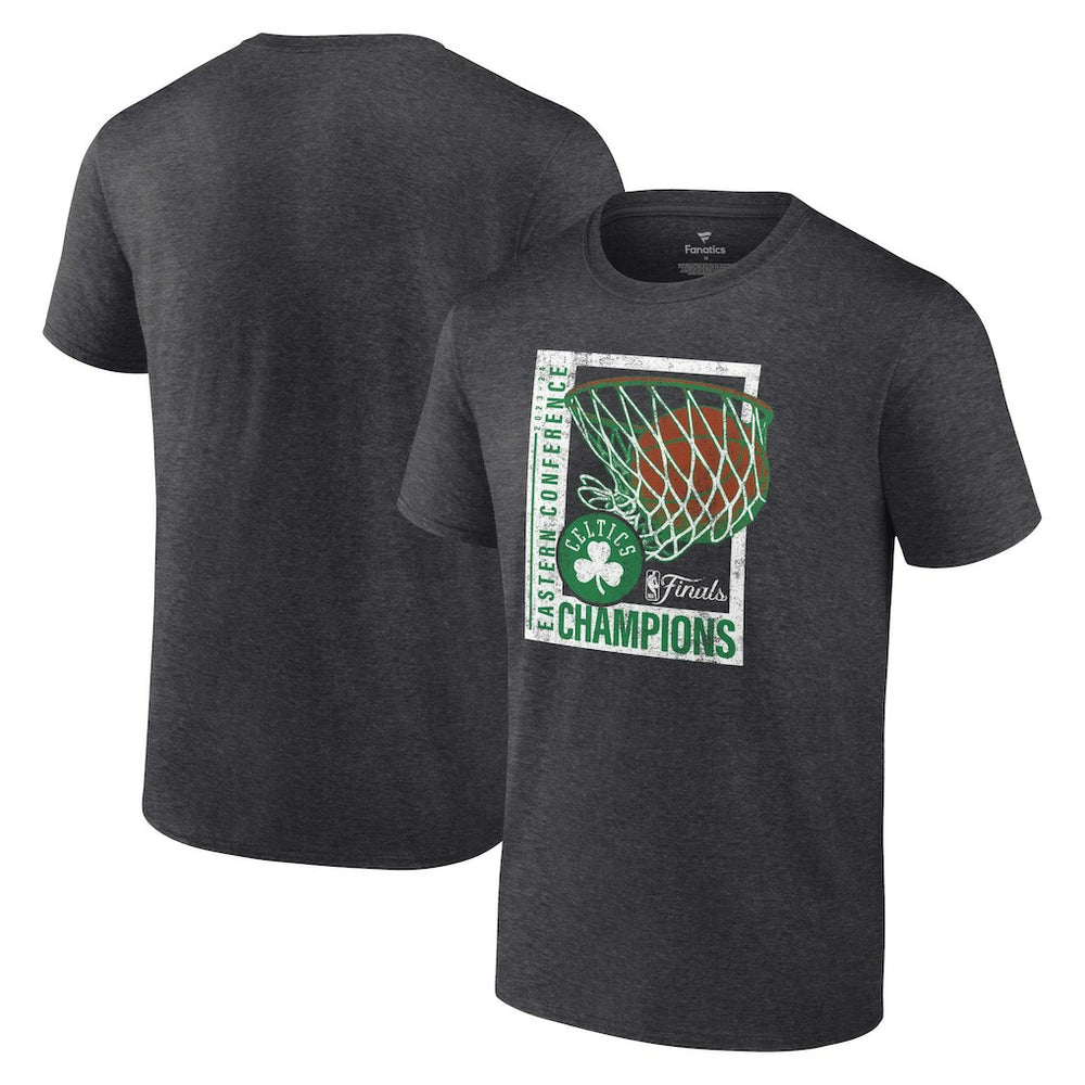 Boston Celtics 2024 Eastern Conference Champions Full Court Trap T-Shirt - Heather Charcoal | Fanatics sale