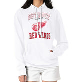Detroit Red Wings G-III 4Her by Carl Banks Women's Team Logo Tri-Blend Fleece Pullover Hoodie White
