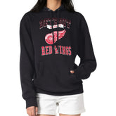 Detroit Red Wings G-III 4Her by Carl Banks Women's Team Logo Tri-Blend Fleece Pullover Hoodie Black