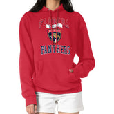 Florida Panthers G-III 4Her by Carl Banks Women's Team Logo Tri-Blend Fleece Pullover Hoodie Red