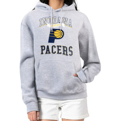 Indiana Pacers G-III 4Her by Carl Banks Women's Graphic Fleece Pullover Hoodie - Heather Gray discount
