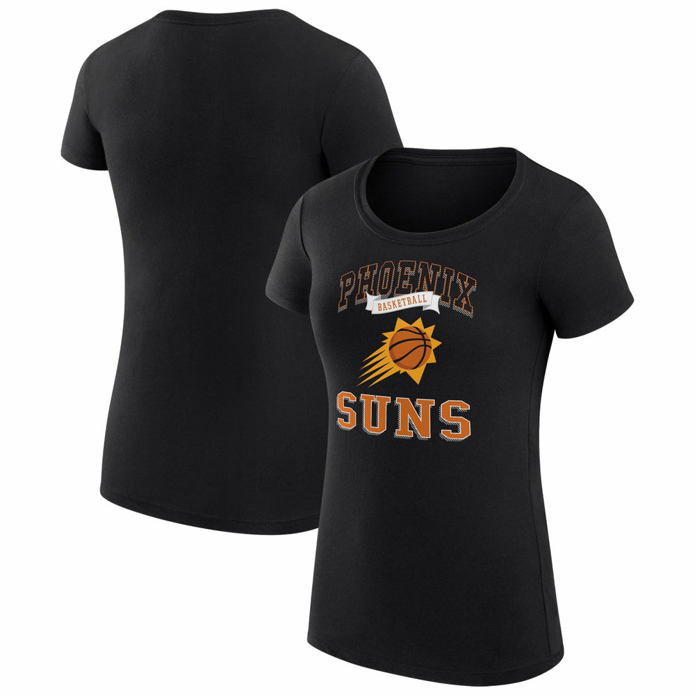 Phoenix Suns G-III 4Her by Carl Banks Women's Super-Slim Fit Lightweight Team Logo T-Shirt - Black outlet