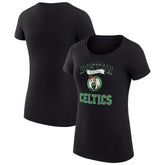 Boston Celtics G-III 4Her by Carl Banks Women's Super-Slim Fit Lightweight Team Logo T-Shirt - Black shop