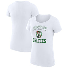 Boston Celtics G-III 4Her by Carl Banks Women's Super-Slim Fit Lightweight Team Logo T-Shirt - White discount