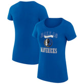 Dallas Mavericks G-III 4Her by Carl Banks Women's Super-Slim Fit Lightweight Team Logo T-Shirt sale - Blue sale