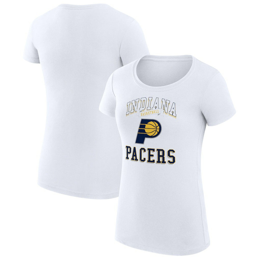 Indiana Pacers G-III 4Her by Carl Banks Women's Super-Slim Fit Lightweight Team Logo T-Shirt - White online